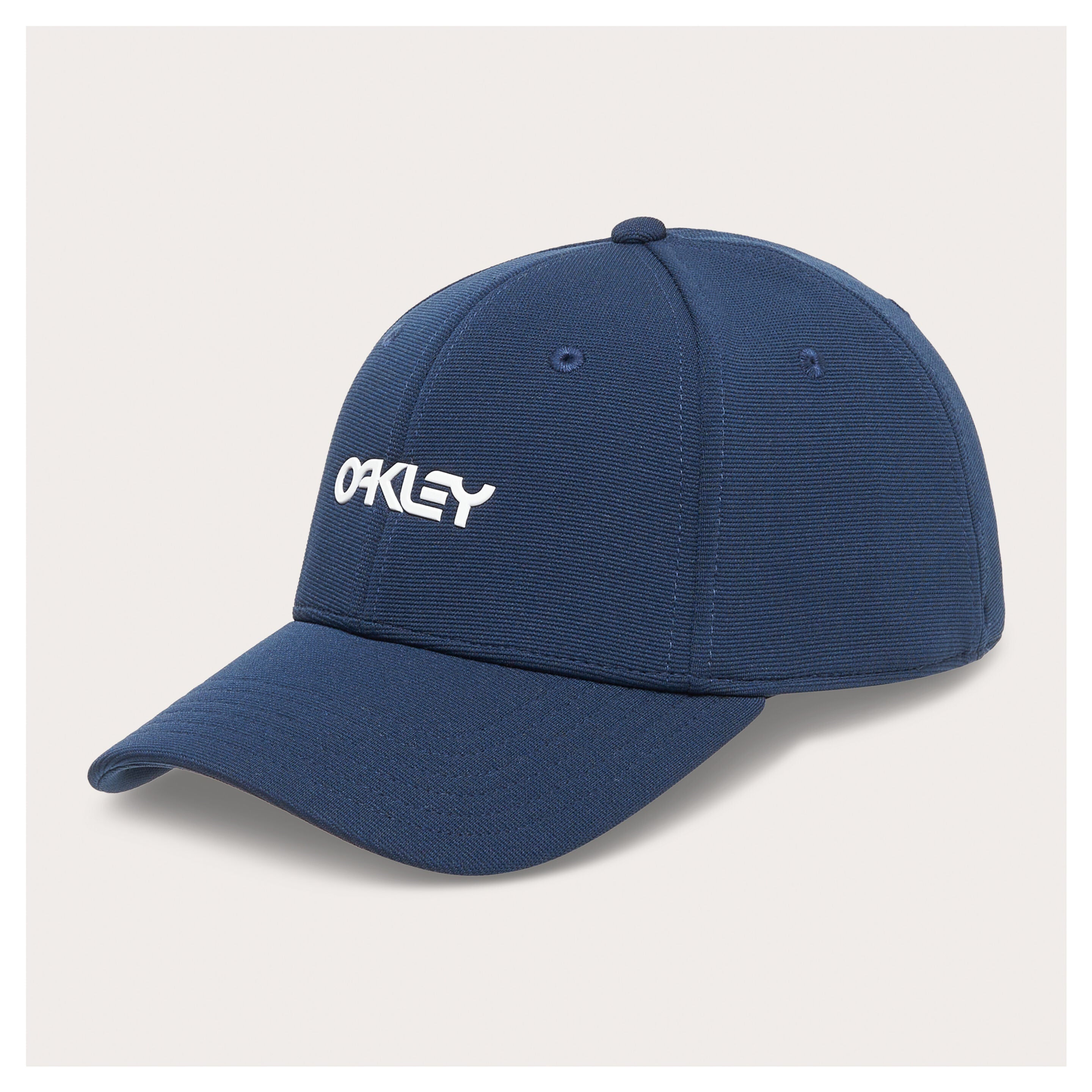 Oakley 6 Panel Stretch Hat Embossed - L/XL - Abyss White