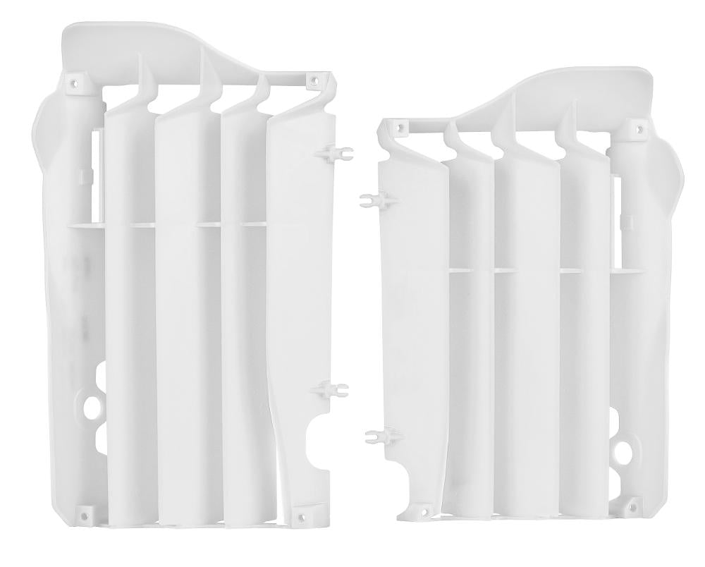 POLISPORT RADIATOR LOUVERS HONDA CRF450R 13-14 - WHITE