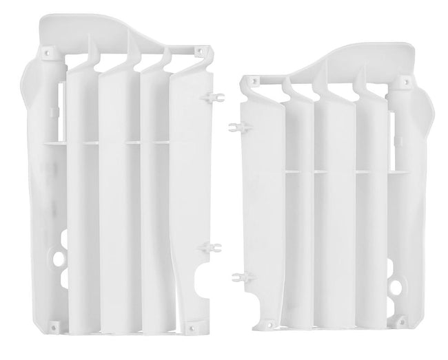 POLISPORT RADIATOR LOUVERS HONDA CRF450R 13-14 - WHITE Hover Image