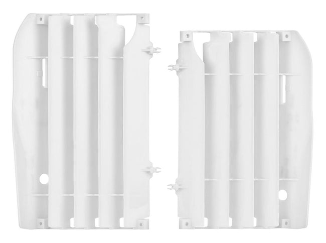 POLISPORT RADIATOR LOUVERS HONDA CRF450R 09-12 - WHITE Hover Image