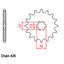 FRONT SPROCKET - STEEL  12T 428P (31-2J5-12)