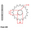 FRONT SPROCKET - STEEL  16T 428P (31-3RM-16)