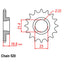 FRONT SPROCKET - STEEL  16T 520P (31-4BR-16)