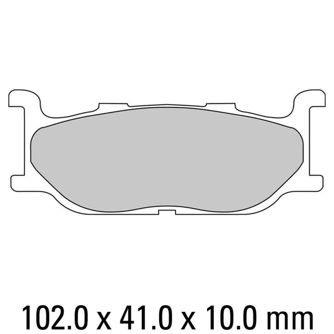FERODO Disc Pad Set - FDB781 P Platinum Non Sintered Compound Hover Image