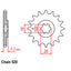 FRONT SPROCKET - STEEL  10T 520P