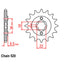 FRONT SPROCKET - STEEL  14T 520P (31-48Y-14)