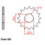 FRONT SPROCKET - STEEL  15T 525P (31-307-15)