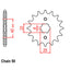 FRONT SPROCKET - STEEL  15T 530P (31-348-15)