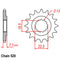 FRONT SPROCKET - STEEL  14T 520P (31-374-14)