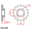 FRONT SPROCKET - STEEL  16T 520P (31-798-16)