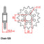 FRONT SPROCKET - STEEL  15T 520P (31-HC1-15)