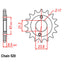 FRONT SPROCKET - STEEL  13T 520P (31-KCY-13)