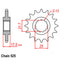 FRONT SPROCKET - STEEL  15T 525P (31-KY2-15)