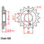 FRONT SPROCKET - STEEL  16T 520P (31-MBN-16)