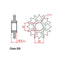 FRONT SPROCKET - STEEL 20T 525P