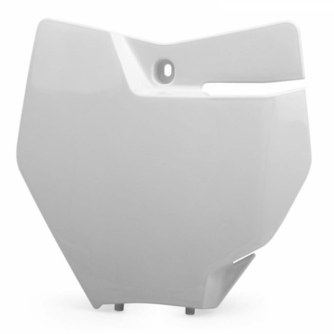 POLISPORT FRONT NUMBER PLATE KTM SX/SX-F 16-17 - WHITE Hover Image