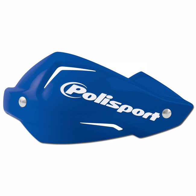 POLISPORT TOUQUET HANDGUARDS - REPLACEMENT HANDGUARD PLASTIC AND BOLT KIT - BLUE Hover Image