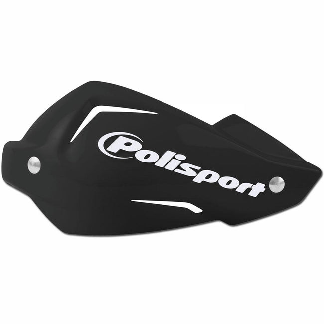 POLISPORT TOUQUET HANDGUARDS - REPLACEMENT HANDGUARD PLASTIC AND BOLT KIT - BLACK Hover Image