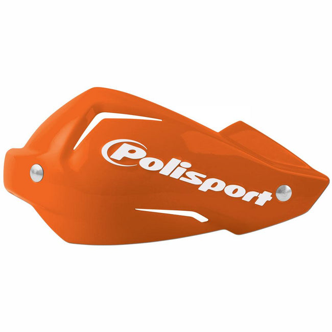 POLISPORT TOUQUET HANDGUARDS - REPLACEMENT HANDGUARD PLASTIC AND BOLT KIT - ORANGE Hover Image