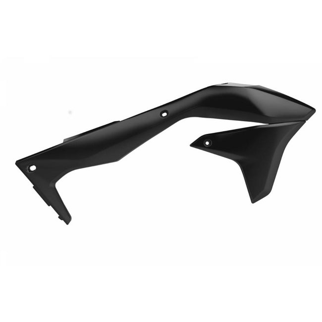 POLISPORT RADIATOR SHROUDS KAWASAKI KX450F 16-17 - BLACK Hover Image