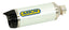ARROW 71831AK Silencer - THUNDER Aluminium Silver with Carbon End Cap