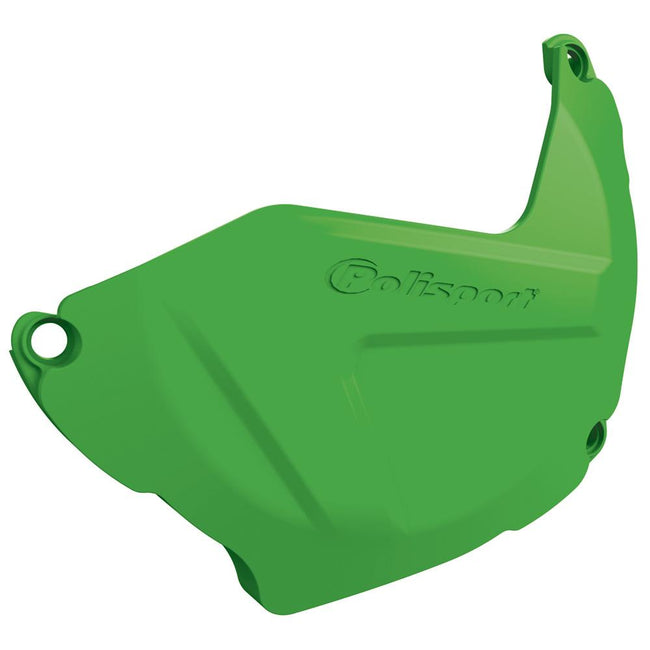POLISPORT CLUTCH COVER PROTECTOR KAWASAKI KX250F 09-17 - GREEN Hover Image