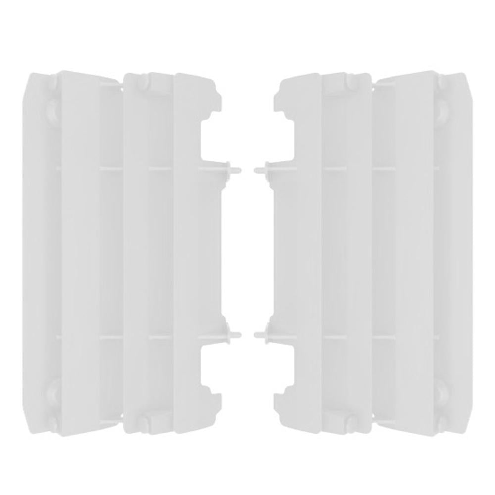 POLISPORT RADIATOR LOUVERS YAMAHA YZ125/250 05-21 - WHITE