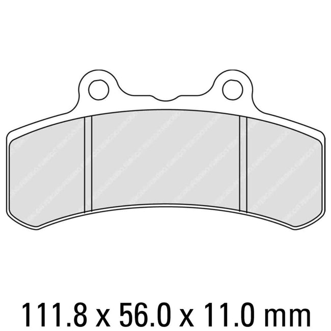 FERODO Disc Pad Set - FDB847 ST Sinter Grip Sintered Compound - Road Hover Image