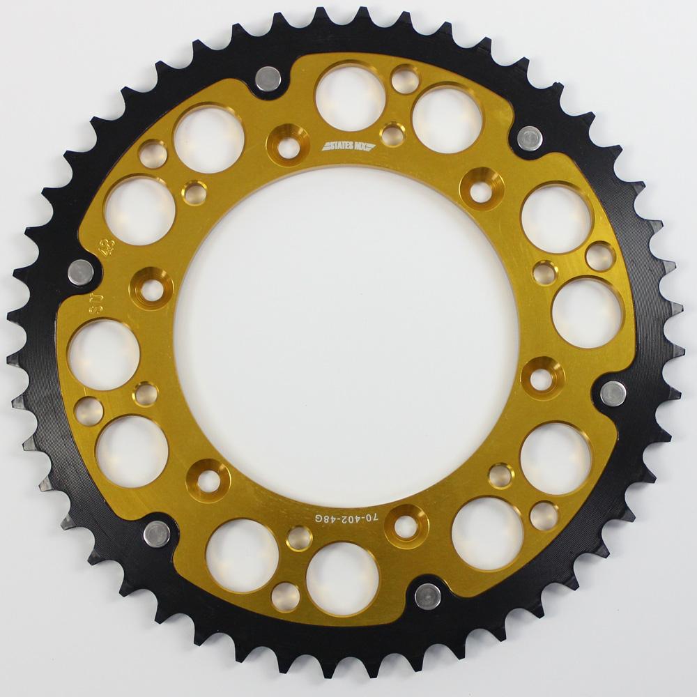 STATES MX FUSION SPROCKET - SUZUKI - GOLD (70-402-48G)