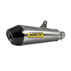 ARROW 52507XKI Silencer - X-KONE Nichrom Silver with Carbon End Cap