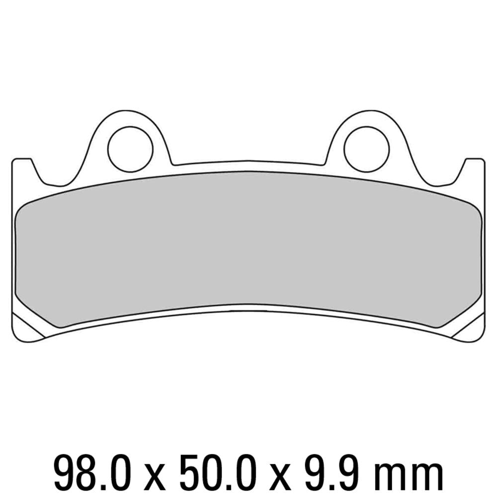 FERODO Disc Pad Set - FDB864 ST Sinter Grip Sintered Compound - Road