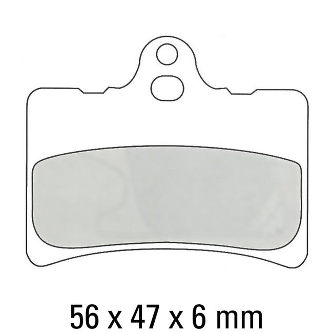 FERODO Disc Pad Set - FDB866 P Platinum Non Sintered Compound Hover Image