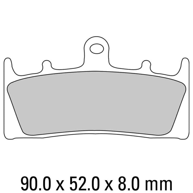 FERODO Disc Pad Set - FDB873 ST Sinter Grip Sintered Compound - Road Hover Image