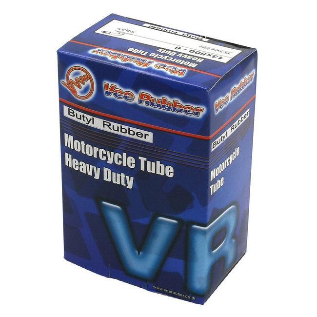 VEE RUBBER - BUTYL TUBE - 13 X 5.00-6 90° RIGHT ANGLE VALVE Hover Image