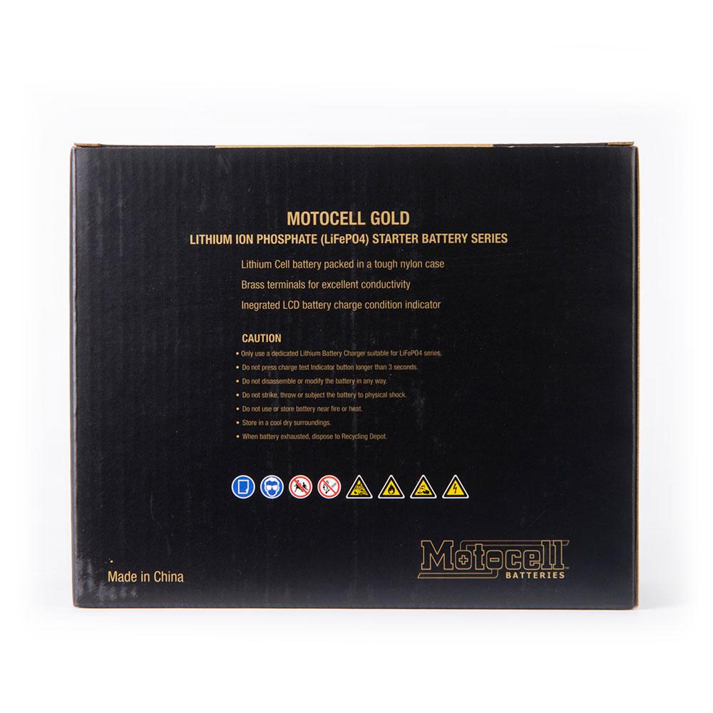 MOTOCELL LITHIUM GOLD MLG21L BATTERY 72WH LiFePO4
