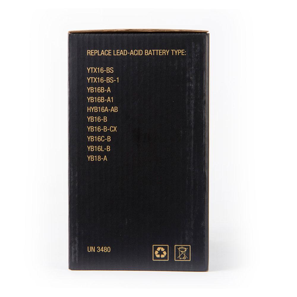 MOTOCELL LITHIUM GOLD MLG18 BATTERY 60WH LiFePO4