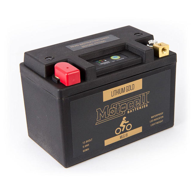 MOTOCELL LITHIUM GOLD MLG18 BATTERY 60WH LiFePO4 Hover Image