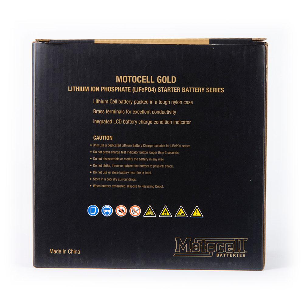 MOTOCELL LITHIUM GOLD MLG14 BATTERY 48WH LiFePO4