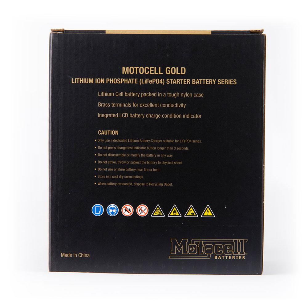 MOTOCELL LITHIUM GOLD MLG14BL BATTERY 48WH LiFePO4