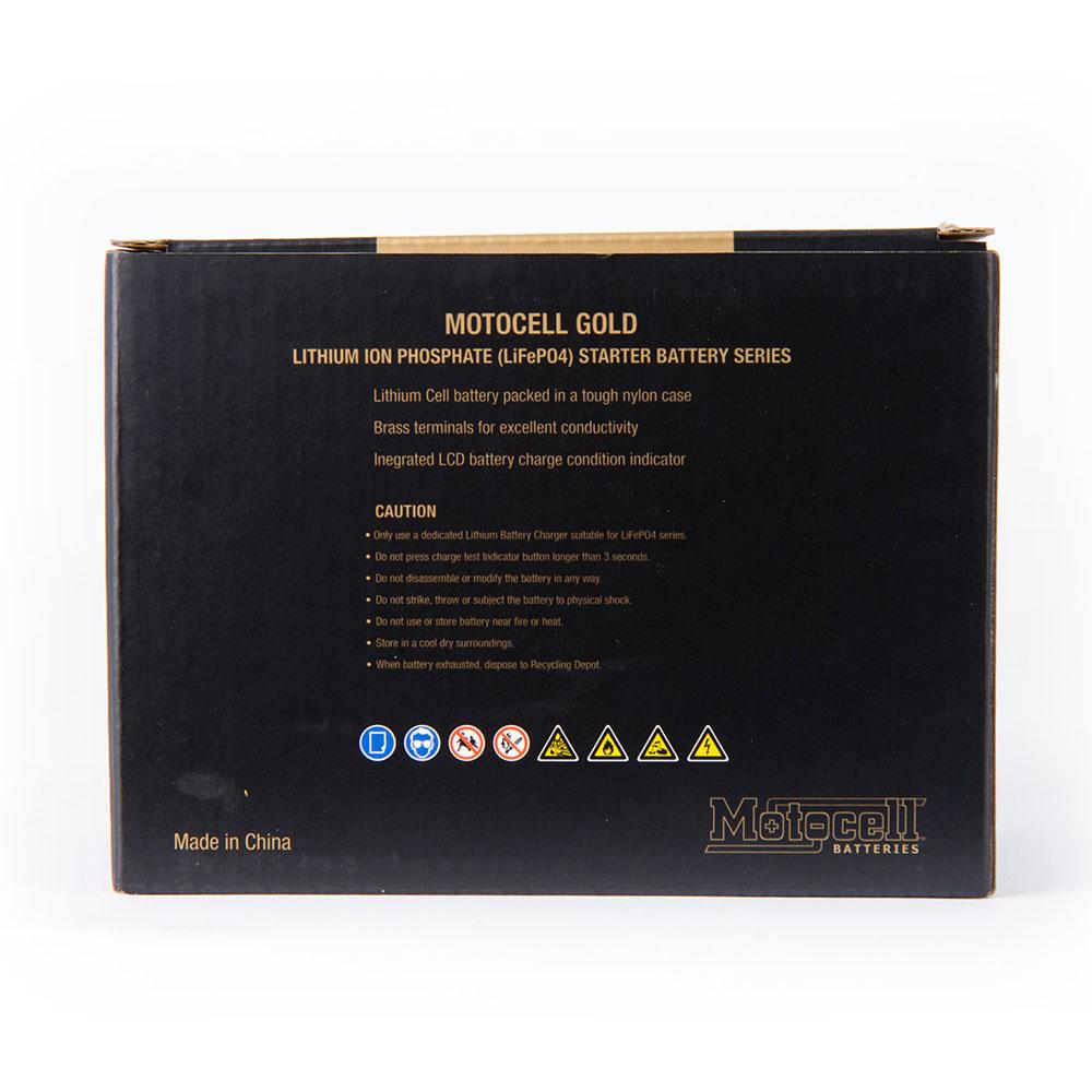 MOTOCELL LITHIUM GOLD MLG9L BATTERY 36WH LiFePO4
