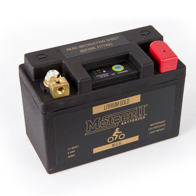 MOTOCELL LITHIUM GOLD MLG9L BATTERY 36WH LiFePO4 Hover Image