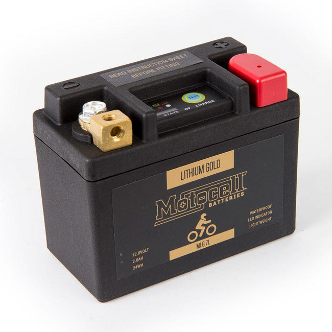 MOTOCELL LITHIUM GOLD MLG7L BATTERY 24WH LiFePO4 Hover Image