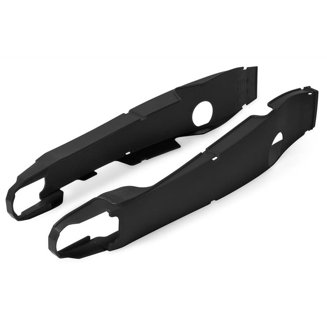 POLISPORT SWINGARM PROTECTORS YAMAHA YZ125/250 08-18/WR250F 11-14/WR450F 09-15 - BLACK Hover Image
