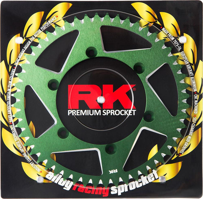 RK ALLOY RACING SPROCKET - 48T 520P - GREEN Main Image
