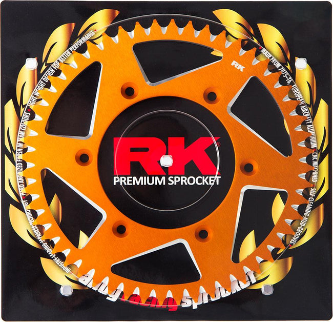 RK ALLOY RACING SPROCKET - 51T 520P - ORANGE Main Image