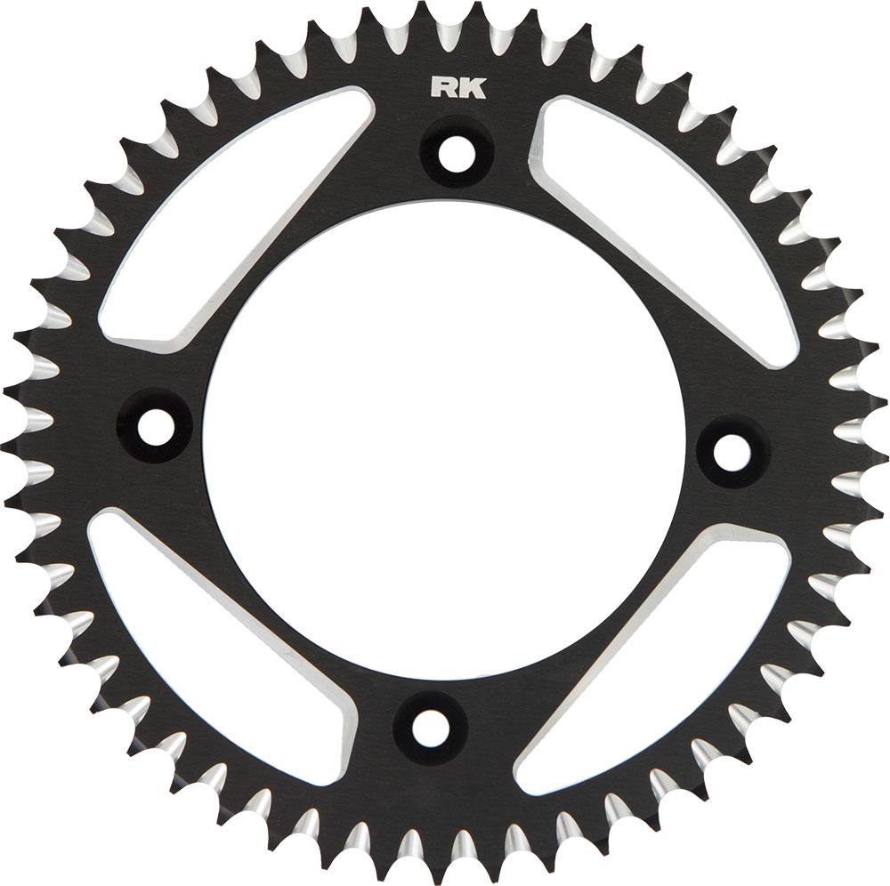 RK ALLOY RACING SPROCKET - 50T 420P - BLACK (30-K07-50K)