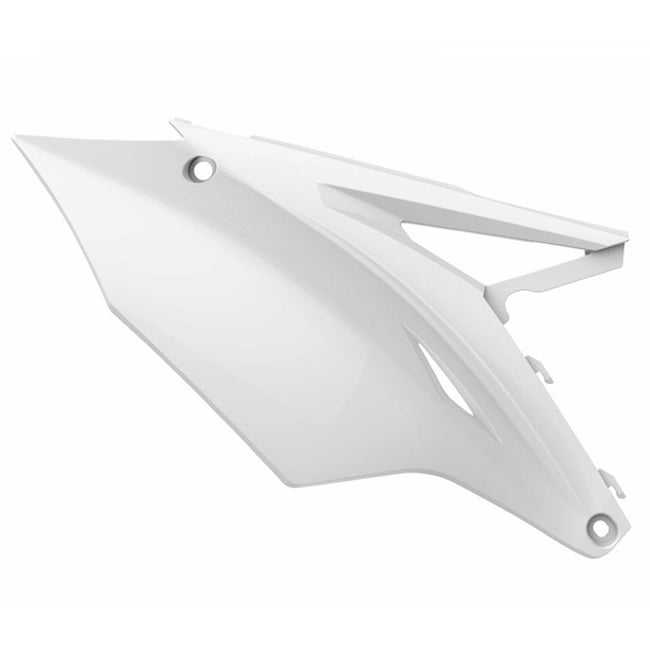 POLISPORT SIDE COVERS KAWASAKI KX250F 17/KX450F 16-17 - WHITE Hover Image