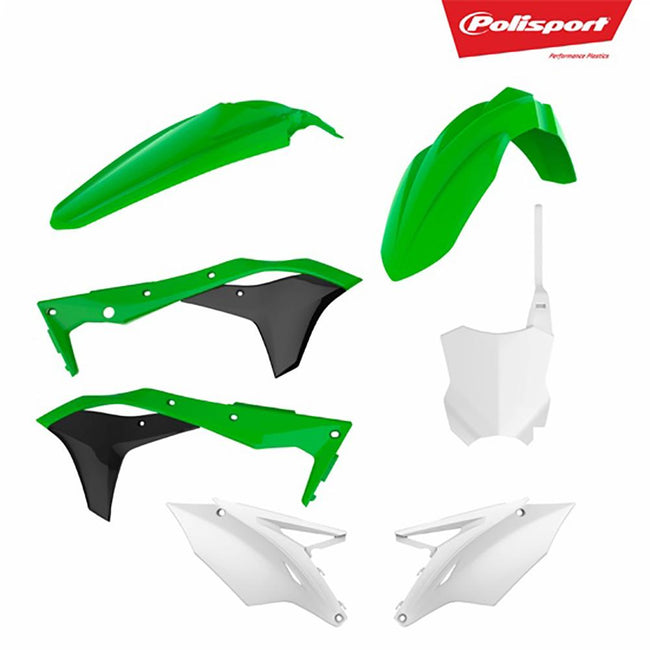 POLISPORT PLASTICS MX KIT KAWASAKI KX250F 17-20 - OEM Hover Image