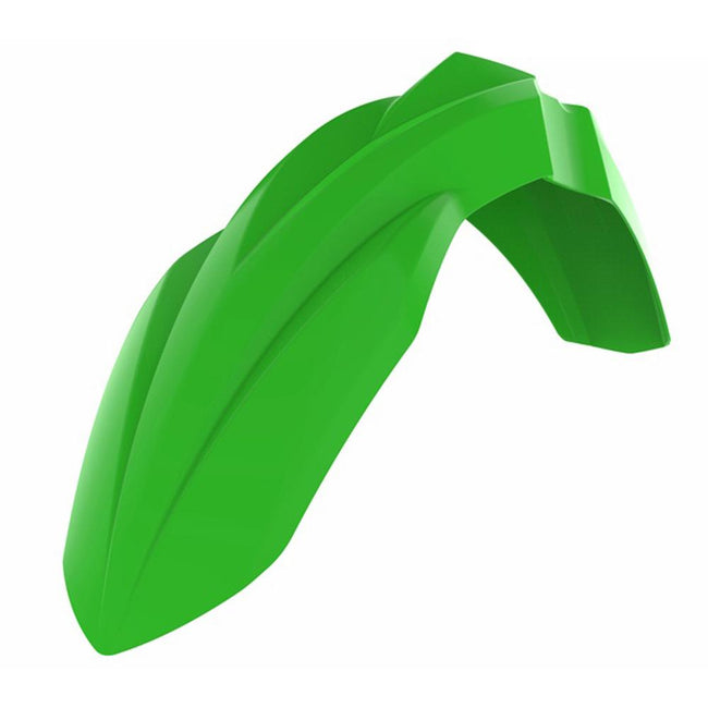 POLISPORT FRONT FENDER KAWASAKI KX250F 17-22/KX450F 16-22 - GREEN Hover Image
