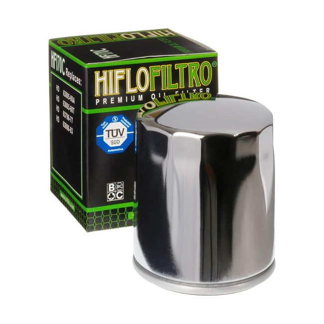 HIFLOFILTRO - OIL FILTER  HF170C CHROME Hover Image